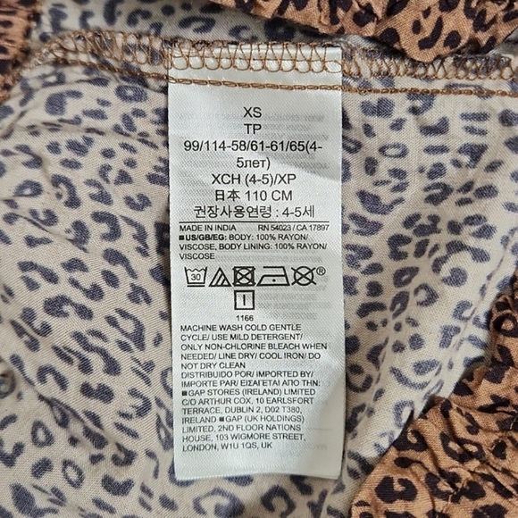 GAP Leopard Print Toddler Skort, Size XS (5) ~ EUC - Picture 6 of 6